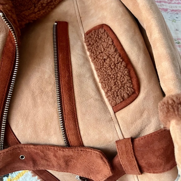 Scotch & Soda Suede biker winter jacket - Picture 7 of 8